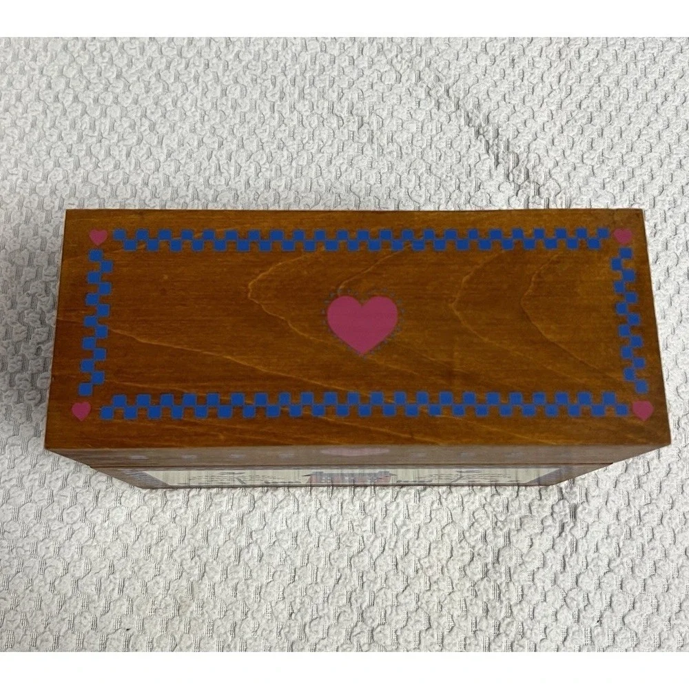 American Greetings Country Home Card Organizer Coutagecore Primitive Vtg